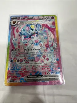 Pokemon Sylveon EX TCG Prismatic Evolutions Holo Rare Card 156/131 SV - Image 1