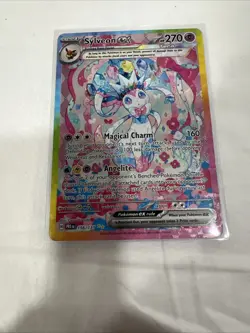 Pokemon Sylveon EX TCG Prismatic Evolutions Holo Rare Card 156/131 SV - Image 2
