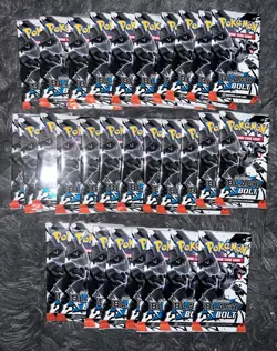 Pokemon TCG Black Bolt SEALED Booster Packs Lot Of 28 - 280 Total Cards - Image 1