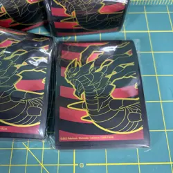 8 Pokemon Lost Origin ETB Card Sleeves Elite Trainer Box 65 Count Lot Giratina - Image 2