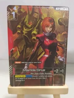 Gundam Card Game GD01 Newtype Rising GD01-093 R+ Marida Cruz NM JY - Image 1