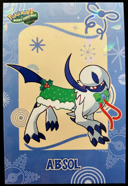 Absol Ice Holo Pokemon 2024 Card Database Merry Christmas - Image 1