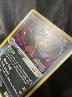 DARK GYARADOS Holo 36/109 EX Team Rocket Returns STAMPED Pokemon Card 2004 - Image 2