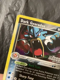 DARK GYARADOS Holo 36/109 EX Team Rocket Returns STAMPED Pokemon Card 2004 - Image 5