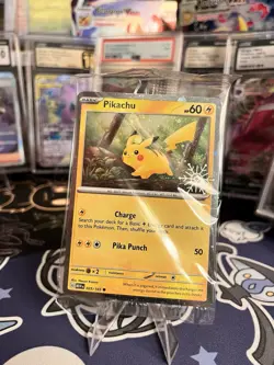 Pikachu - (Holiday Calendar) 025/165 Miscellaneous Cards & Products Holo - Image 1