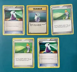 Pokemon TCG: Potion Trainer Cards Mixed Set Lot, Regular, MP/HP (5 cards) - Image 1