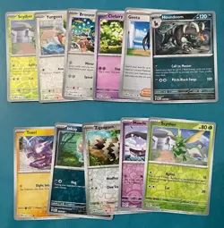Pokemon TCG: Reverse Holo Lot with Houndoom, Scyther and Clefairy NM (11 cards) - Image 1
