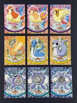 1999/2000 Topps Pokemon TV Lot 9-Cards Non-Foil Dragonite Dragonair & More LP/MP - Image 1