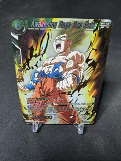 Awakening Rage Son Goku BT1-059 GOLD STAMP Foil Dragon Ball Super Card Game LP - Image 3