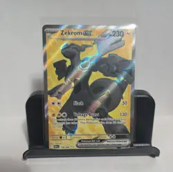 Pokemon Zekrom EX 158/086 Black Bolt Full Art English Card NM/Mint Condition - Image 1