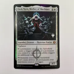 MTG Elesh Norn, Mother Of Machines *Foil* Promo ONE NM/MT PW Stamp Combined Ship - Image 1