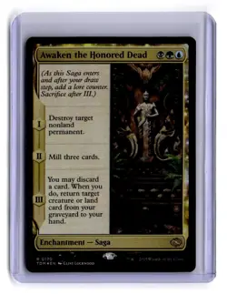 Tarkir: Dragonstorm #170 Awaken the Honored Dead Foil - Image 1
