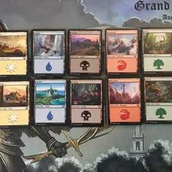 Magic the Gathering (Lot of 140) Strixhaven Lot Basic Lands Plains Island + More - Image 2
