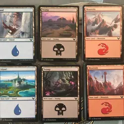 Magic the Gathering (Lot of 140) Strixhaven Lot Basic Lands Plains Island + More - Image 4
