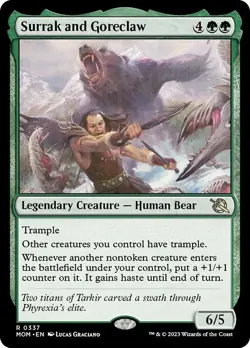 SURRAK AND GORECLAW mtg NM-M March of The Machine 1 Rare - Image 1