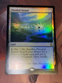 Flooded Strand X1 Mtg Foil Khans Of Tarkir Nm - Image 1