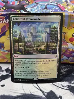 MTG Bountiful Promenade Commander Legends: Battle for Baldur's Gate 348/361 Foil - Image 1