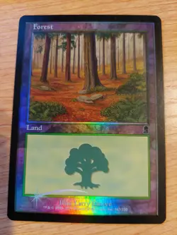 Forest - 347/350 (Odyssey) - Very Lightly Played VLP - Foil - Image 1