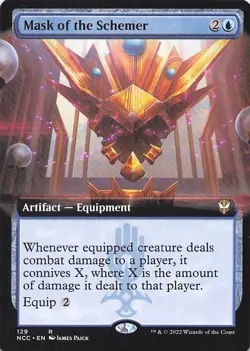 Mask of the Schemer (Extended Art) Commander: Streets of New Capenna Regular - Image 1