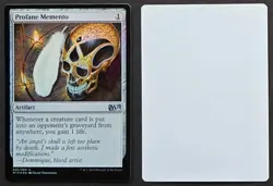 SIGNED MtG Magic Franz Vohwinkel Foil M15 Artist Proof _ PROFANE MEMENTO _ 1/50! - Image 1