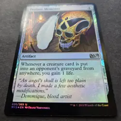 SIGNED MtG Magic Franz Vohwinkel Foil M15 Artist Proof _ PROFANE MEMENTO _ 1/50! - Image 2