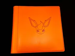 PTCG Pokemon TCG Flareon Advanced theme Sealed Binder Sleeve 480 slots Card new - Image 1