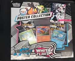 Pokemon TCG - Black Bolt and White Flare Poster Collection Box - Sealed NEW - Image 3