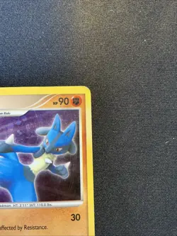 2007 Pokemon, D&P Trainer Kit, #3/11 Lucario Lv. 30, Holo Rare (b) MP Card - Image 3