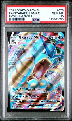 2021 Pokemon Gyarados VMAX - Evolving Skies - 029/203 - PSA 10 GEM MINT - Image 2