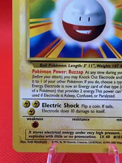Pokemon TCG Electrode Base Set 2 Non Holo Rare 25/130 Vintage WOTC NM - Image 5