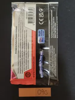 22.42g Temporal Forces Pokemon Booster Pack English - Sealed - #90 - Image 2