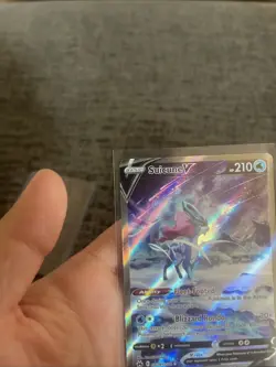 Suicune V GG38/GG70 Crown Zenith: Galarian Gallery Holo NM Pokemon TCG - Image 1