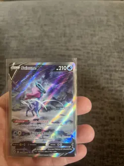 Suicune V GG38/GG70 Crown Zenith: Galarian Gallery Holo NM Pokemon TCG - Image 2