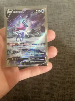 Suicune V GG38/GG70 Crown Zenith: Galarian Gallery Holo NM Pokemon TCG - Image 3