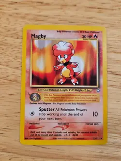 Magby Neo Genesis Non-Holo Rare 23/111 Pokemon TCG WOTC M9258 - Image 1