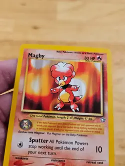 Magby Neo Genesis Non-Holo Rare 23/111 Pokemon TCG WOTC M9258 - Image 3