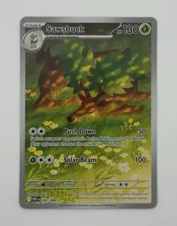 Pokemon TCG Sawsbuck 092/086 Illustration Rare White Flare NM - Image 1