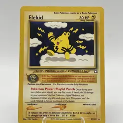Elekid 22/111 Pokemon TCG Neo Genesis Non Holo Rare WotC LP - Image 1