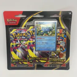 Pokemon Mega Evolution 3 Pack - Blister Factory Sealed FREE SHIPPING - Image 1