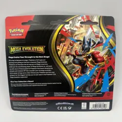Pokemon Mega Evolution 3 Pack - Blister Factory Sealed FREE SHIPPING - Image 2
