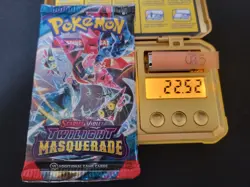 22.52g Twilight Masquerade Pokemon Booster Pack English - Sealed - #85 - Image 1