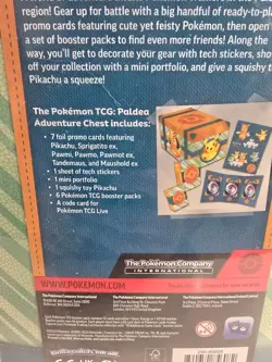 Pokemon TCG: Paldea Adventure Chest Factory Sealed Shipped Fast - Image 4