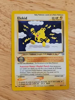 Elekid Neo Genesis Non-Holo Rare 22/111 Pokemon TCG WOTC M9256 - Image 1