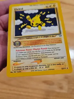 Elekid Neo Genesis Non-Holo Rare 22/111 Pokemon TCG WOTC M9256 - Image 4