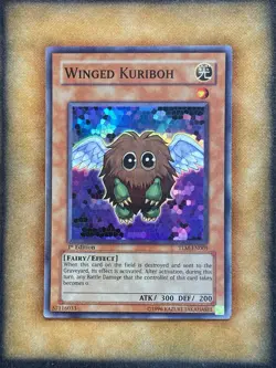Yugioh Winged Kuriboh TLM-EN005 Super Rare 1st Ed LP - Image 1