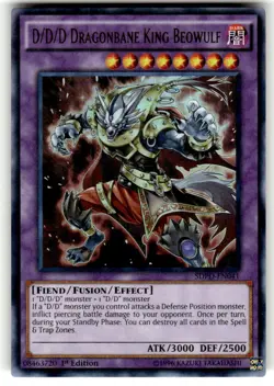 D/D/D Dragonbane King Beowulf - SDPD-EN041 - Ultra Rare - 1st Edition - Image 1