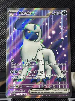 Pokemon TCG Absol EX Obsidian Flames Holo Ultra Rare Card 214/197 - Image 1