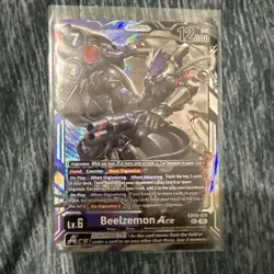 Digimon Card Game Beelzemon Ace EX10-074 SEC Secret Rare Sinister Order AUC - Image 1