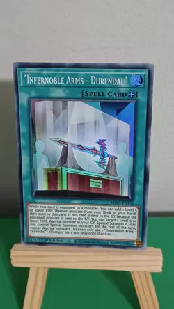 Yugioh Infernoble Arms - Durendal Spell Card MP21-EN136 Super Rare - Image 1