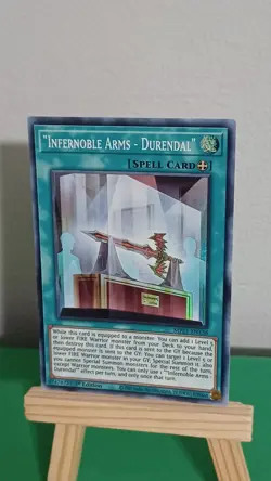 Yugioh Infernoble Arms - Durendal Spell Card MP21-EN136 Super Rare - Image 3